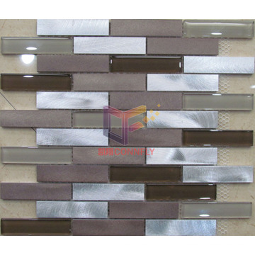 Aluminium Mix Crystal Mosaic Tile (CFA53)